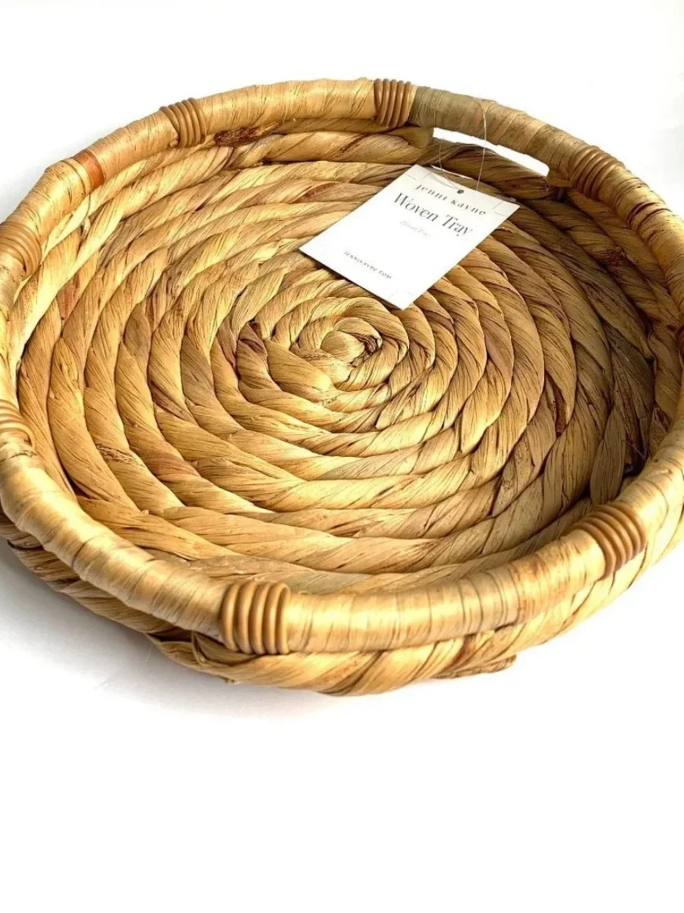 Jenni Kayne Water Hyacinth Woven Tray — NEW!
